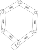 Abus Ugrip Bordo 5700/80 Black (Rubber case) - Simple Bike Store