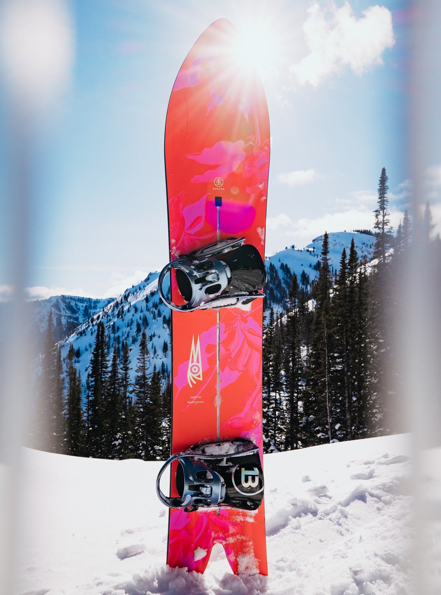 burton 13 snowboard red 164 BURTON board FT Smooth Operator red/pink