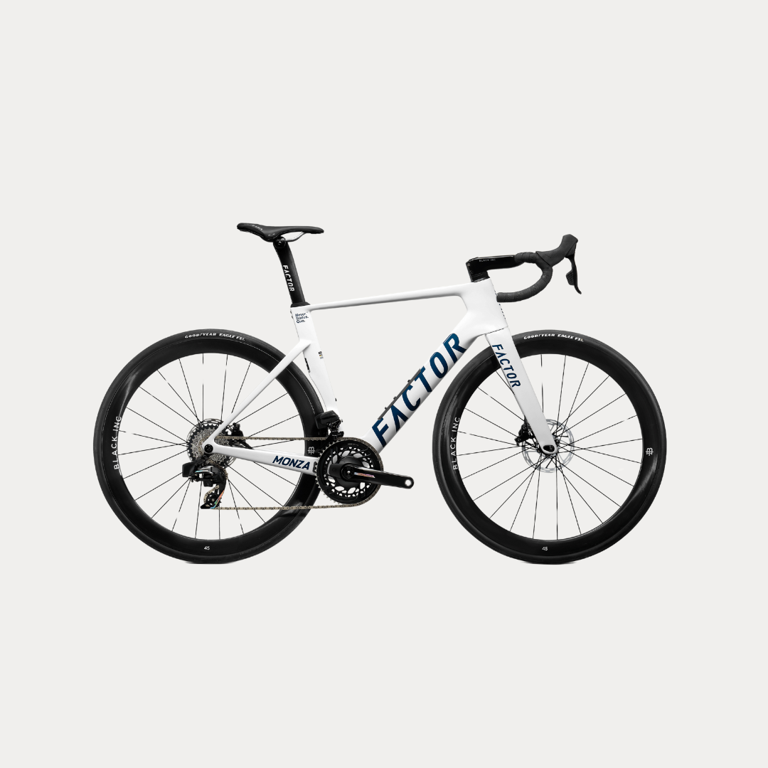 Pearl White / 45cm Factor Monza Frameset