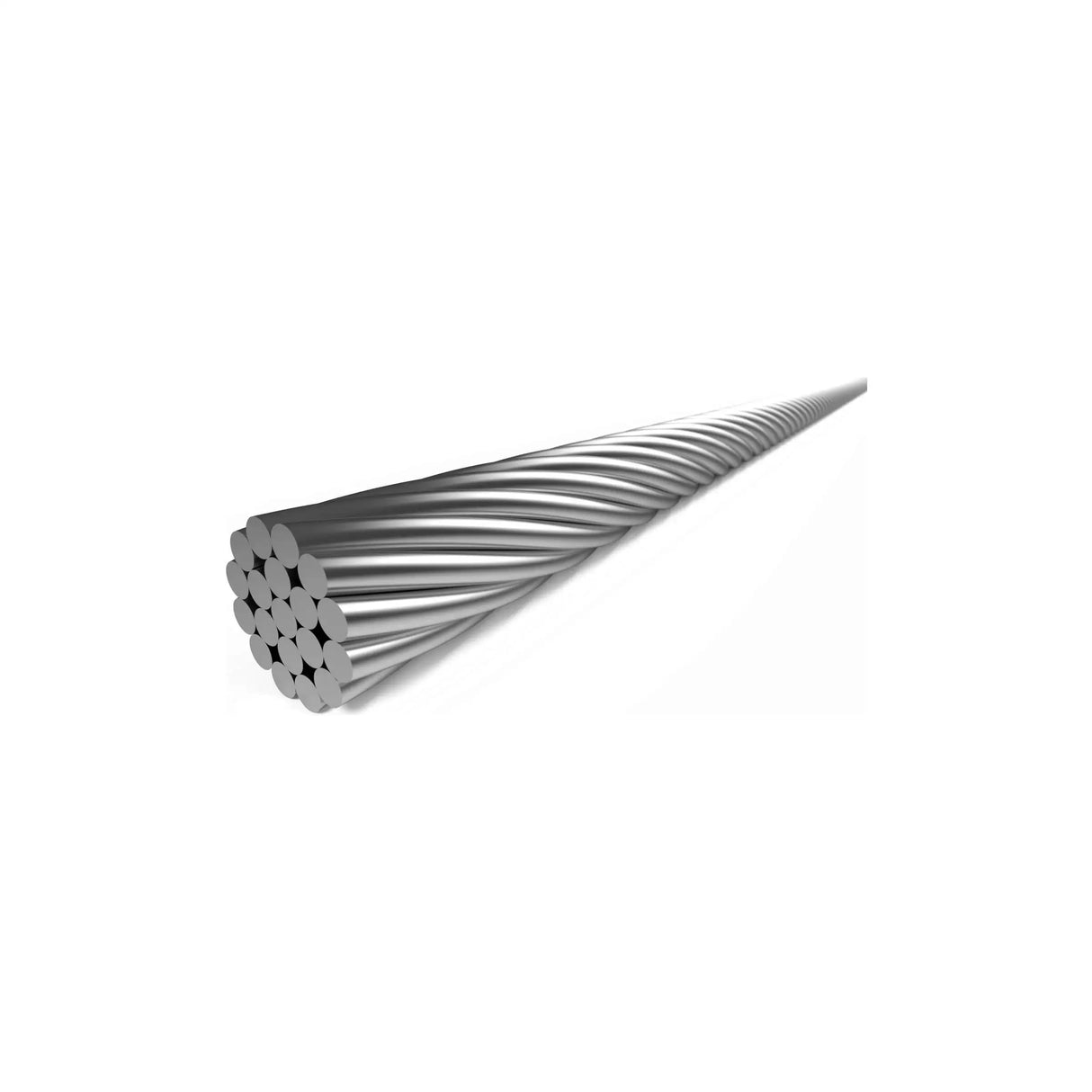 Elvedes stainless steel internal shift cable 3m 2 nipples 4x4 and 4.5x4.5