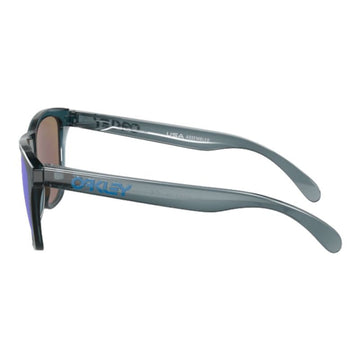 OAKLEY Frogskins crystal black w/prizm sapphir irid polarized sunglasses