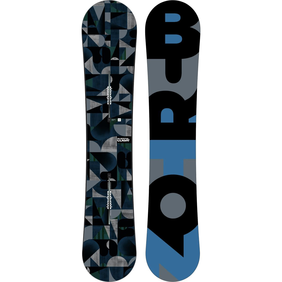 BURTON Board Clash 157 Wide Square Grey/Blue '16