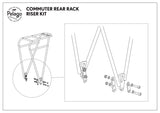 Pelago Commuter Rear Rack Riser Kit