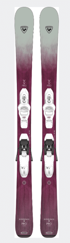 Rossignol EXPERIENCE W PRO KID4, kalnu slēpes ar stipr. – Simple
