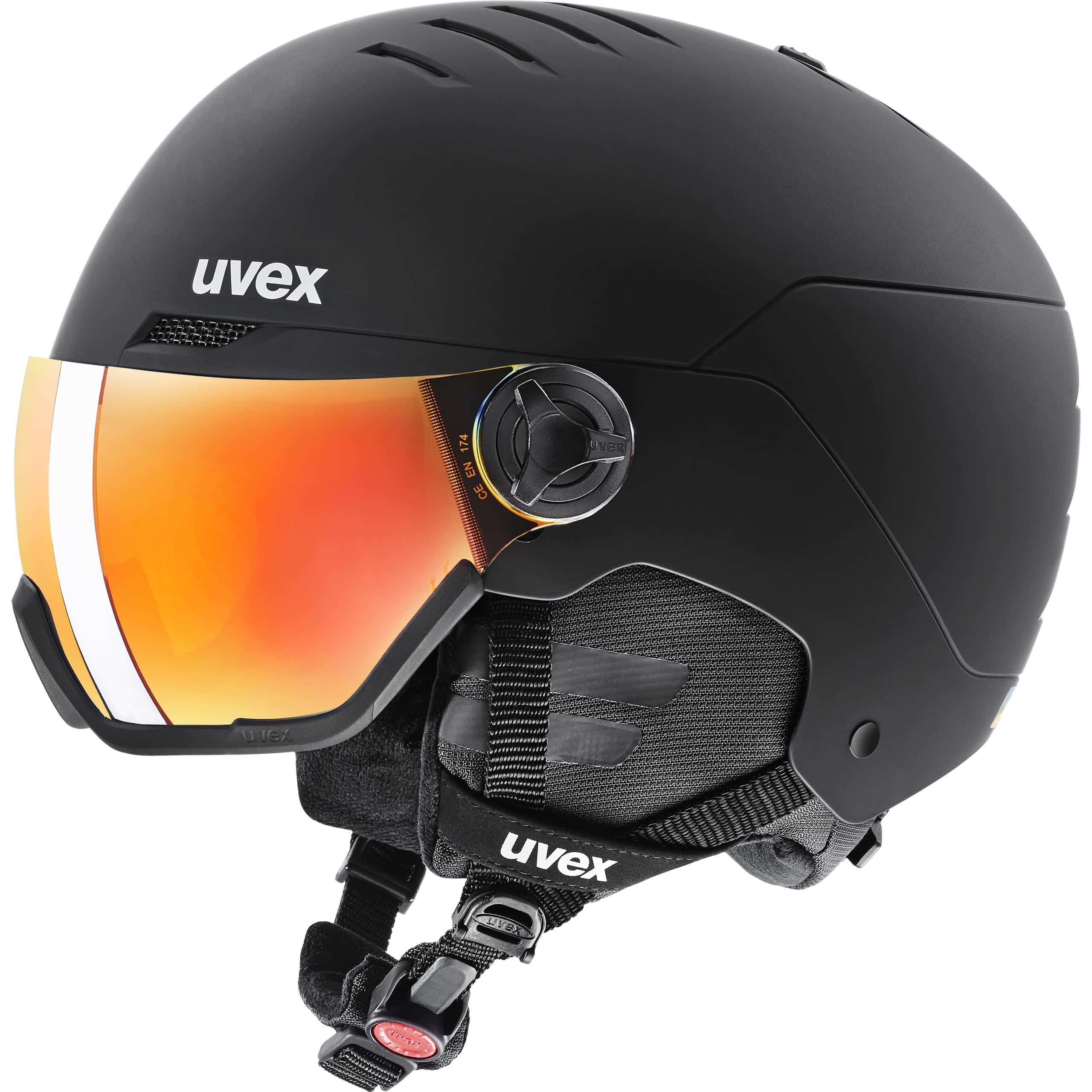 UVEX ヘルメット wanted black mat 58-61cm Uvex uvex wanted visor black matt – Simple Bike Store