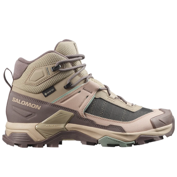SALOMON X Ultra 5 Mid GTX W iron/desert tan/green milieu shoes
