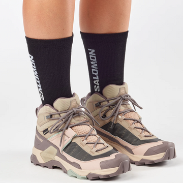 SALOMON X Ultra 5 Mid GTX W iron/desert tan/green milieu shoes