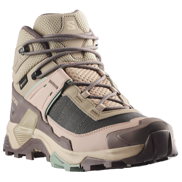 SALOMON X Ultra 5 Mid GTX W iron/desert tan/green milieu shoes