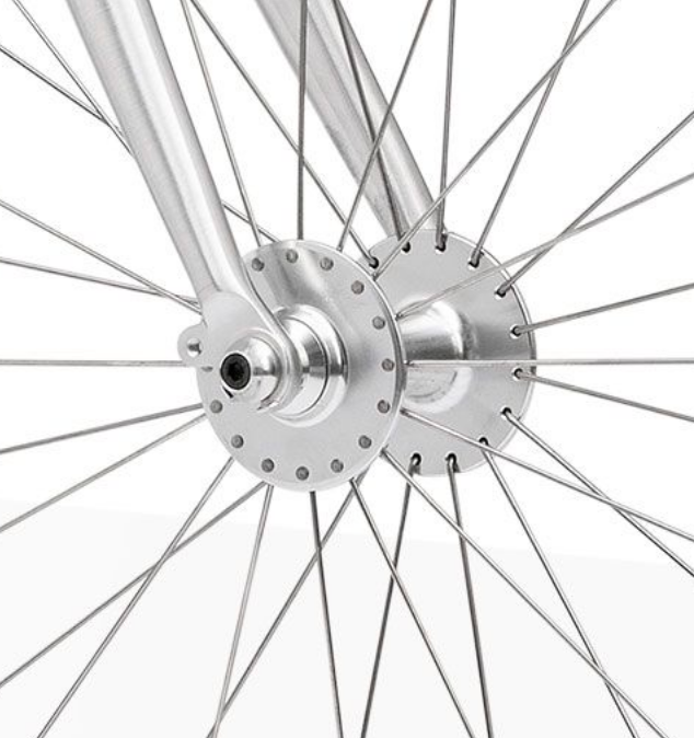 Schindelhauer Front hub 32h Silver