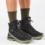 SALOMON shoes Quest 5 GTX black/deep litchen green/black