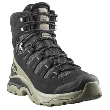 SALOMON Quest 5 GTX black/deep litchen green/black shoes