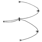 SALOMON for hydration pack with Quick Link Active/Adv/XA Skin Set black silicone rubber