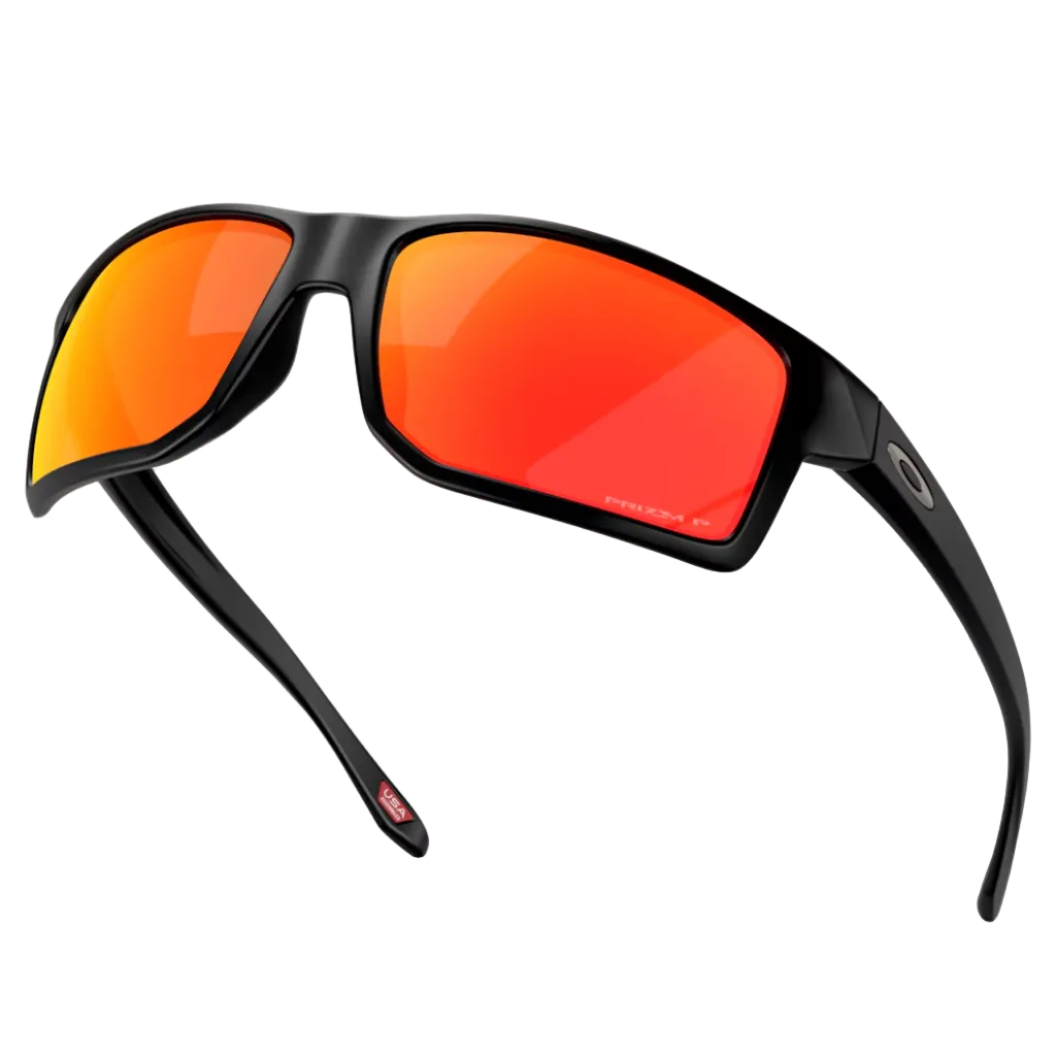 OAKLEY sunglasses Gibston XL matt black w/prizm ruby polar