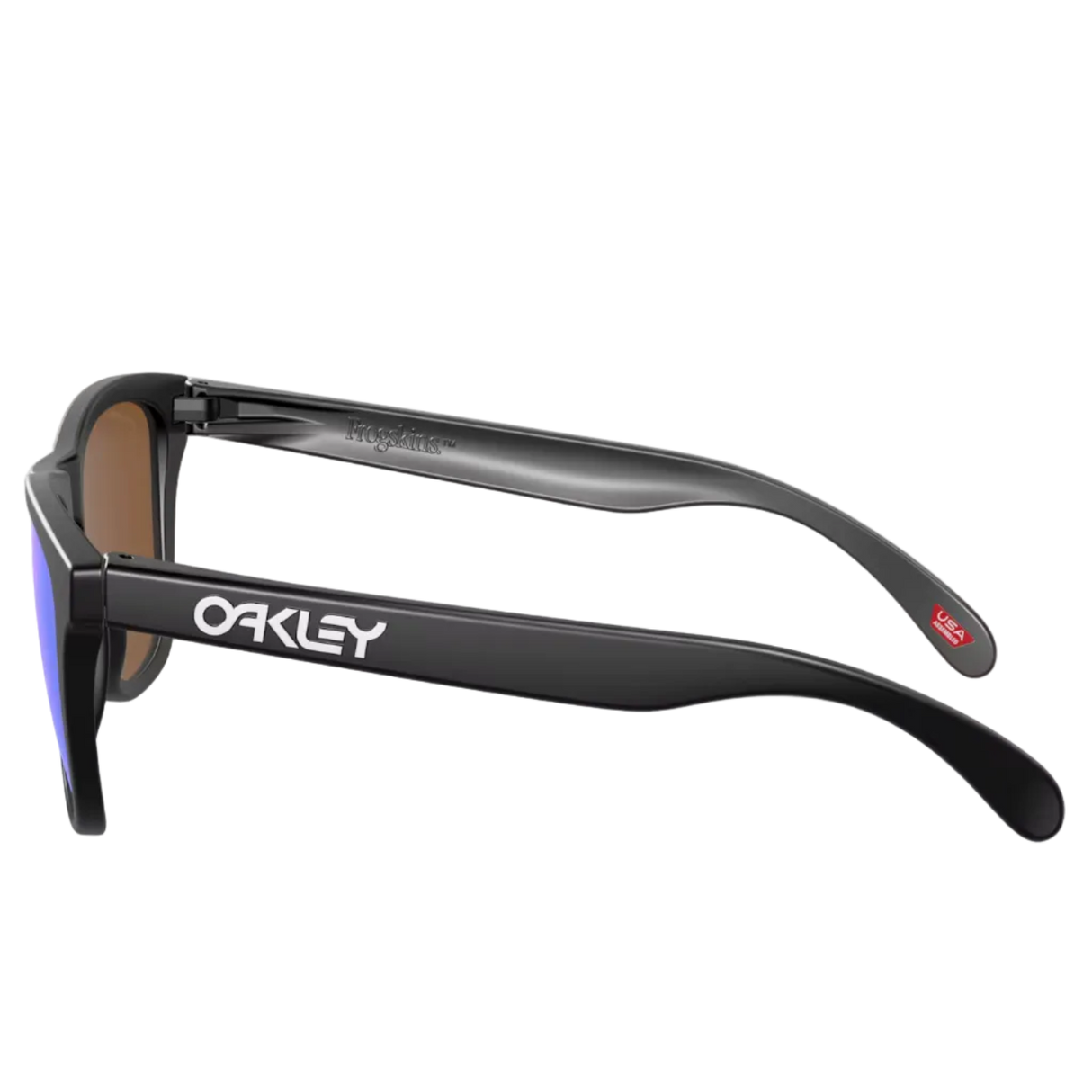 OAKLEY sunglasses Frogskins matt black w/prizm violet