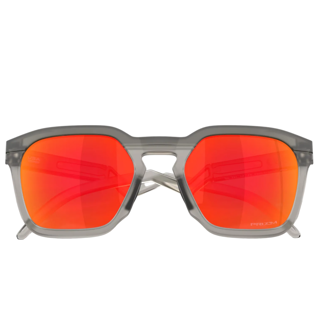 OAKLEY sunglasses HSTN SQ matt gery smoke w/prizm ruby