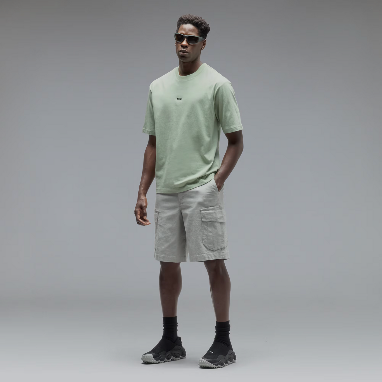 OAKLEY T-shirt Metal Rise Tee faded green