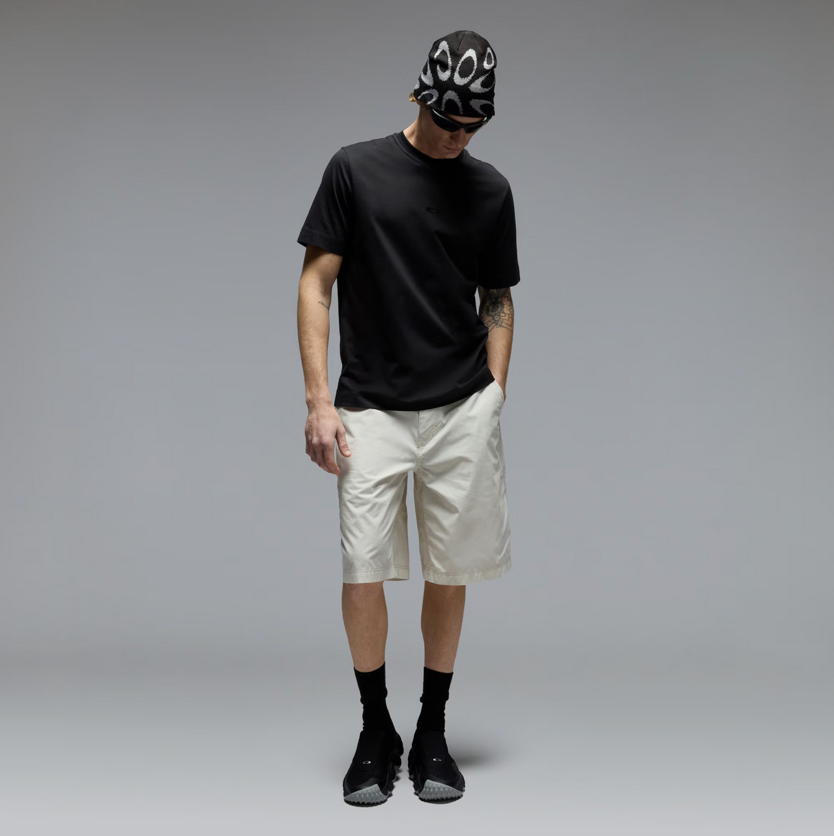 OAKLEY T-shirt Stacked Flow Tee pitch black