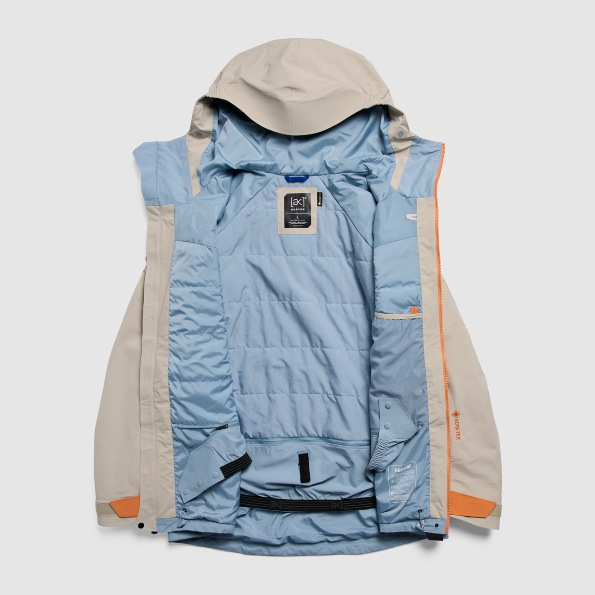 BURTON jacket M AK Gore Swash INS chlgry/gol