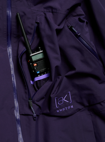 BURTON jacket M AK Gore Cyclic nightshade purple