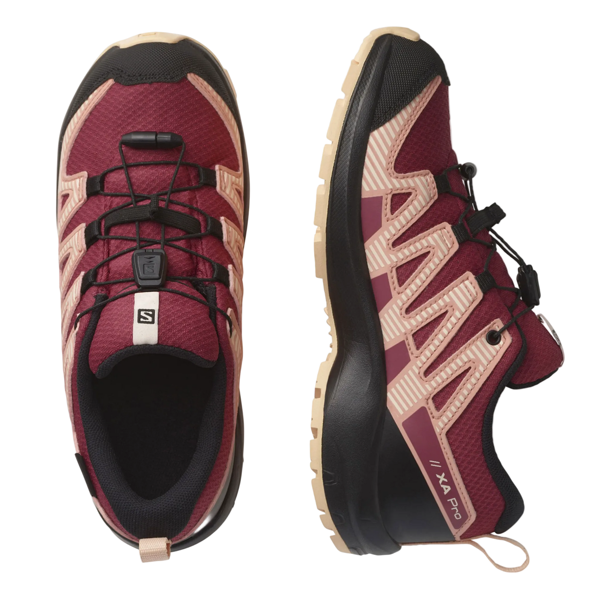 SALOMON shoes XA Pro V8 CSWP K black/peach/red