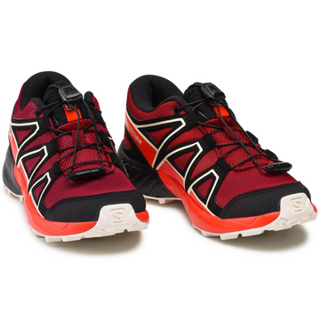SALOMON Speedcross J red/black shoes