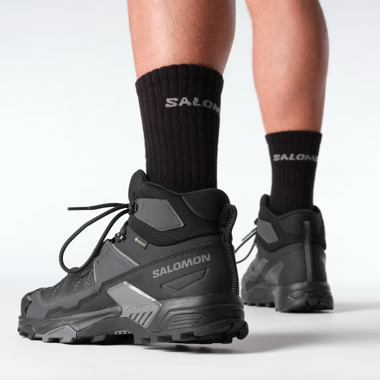 SALOMON shoes X Ultra 5 Mid Wide GTX black/asphalt/castlerock
