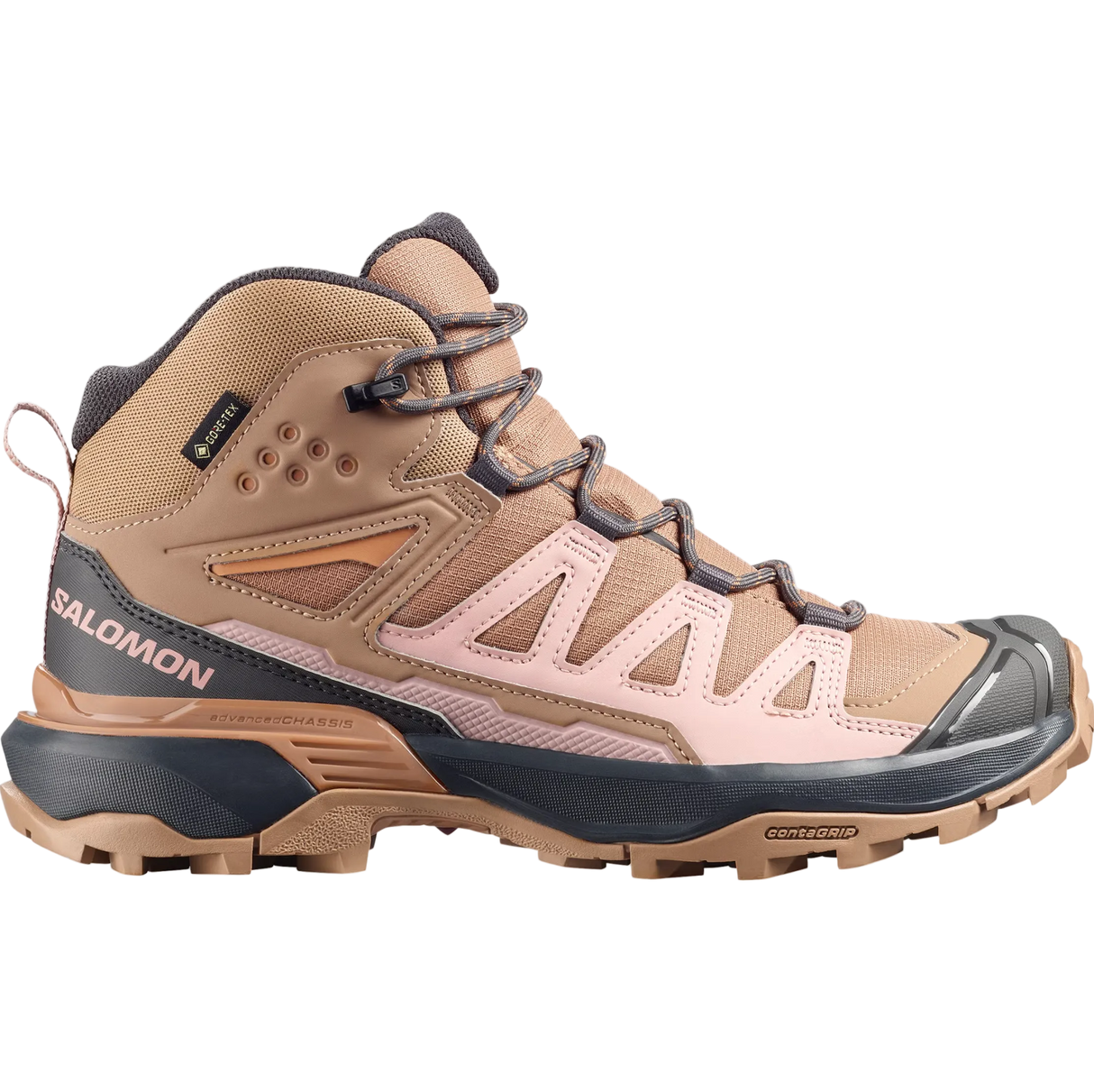 SALOMON shoes X Ultra 360 Mid GTX W burro/shadow gray/pecan brown