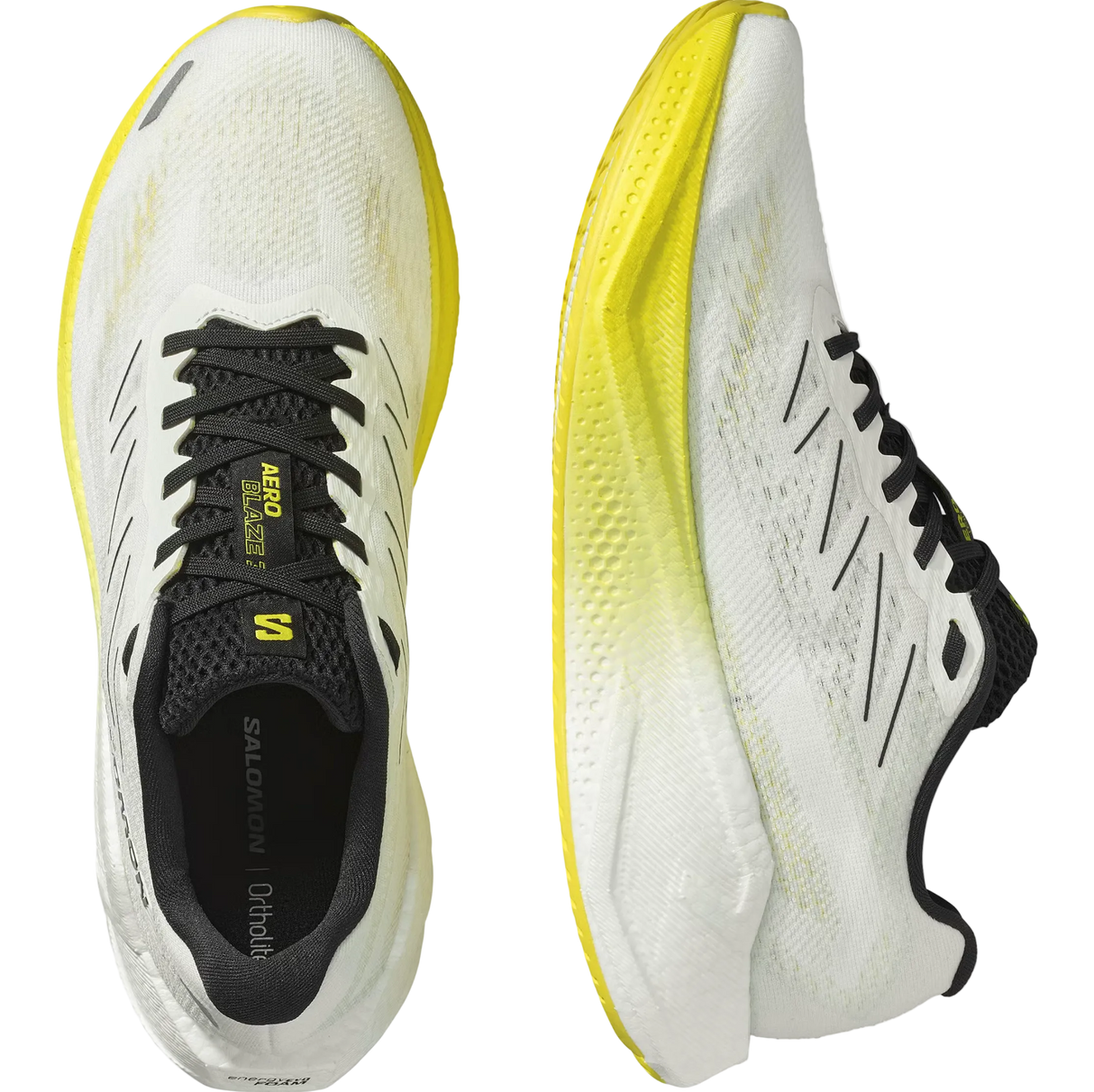 SALOMON shoes Aero Blaze 3 white/black/blazing yellow