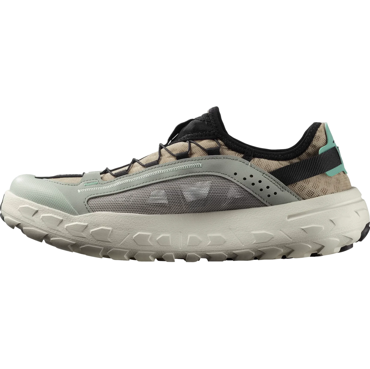 SALOMON shoes Solamphibian desert tan/wrought iron/clearly aqua