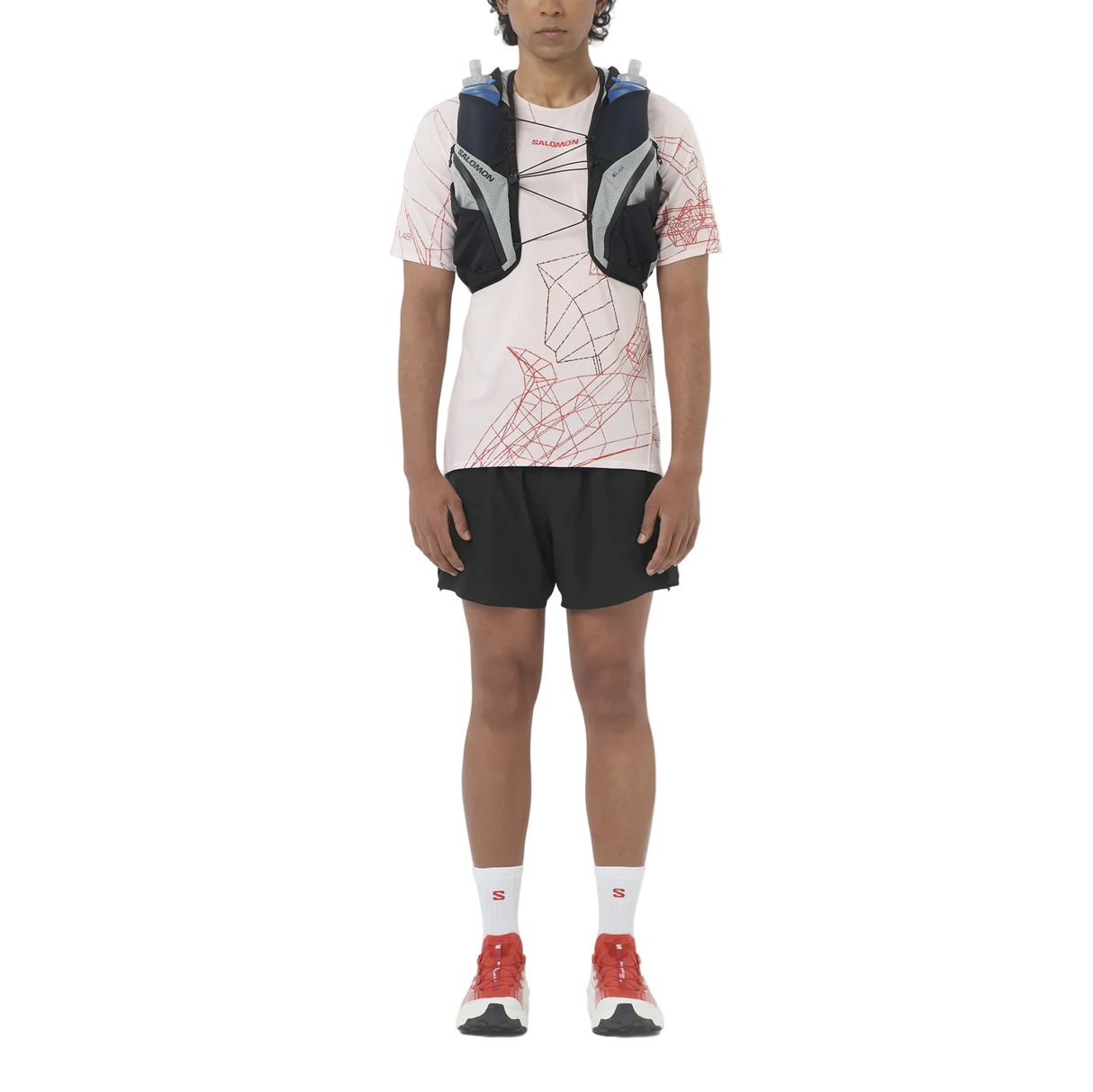 SALOMON vest with hydration S/Lab Adventure 20 Set black/white