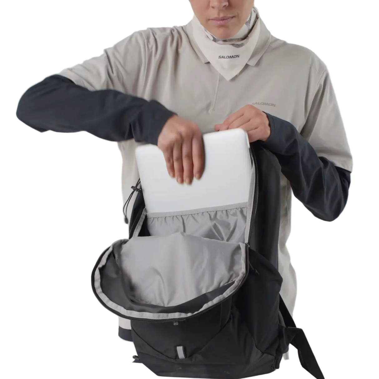 SALOMON backpack Trailblazer 20 mustang/black coffe