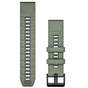 GARMIN Quickfit 22mm Silicone willow/graphite watch band