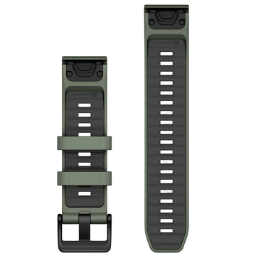 GARMIN Quickfit 22mm Silicone willow/graphite watch band