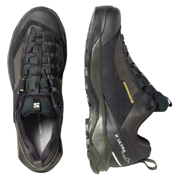 SALOMON X Ultra Alpine GTX black/peat/aspargus green shoes