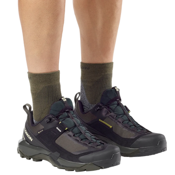 SALOMON X Ultra Alpine GTX black/peat/aspargus green shoes