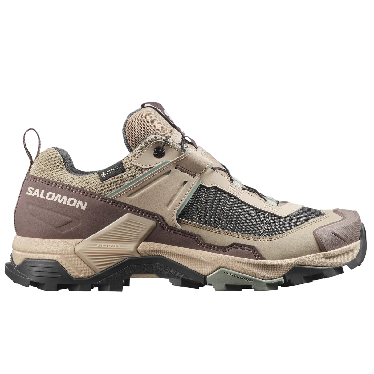 SALOMON shoes X Ultra 5 GTX W desert tan/white pepper/green milieu
