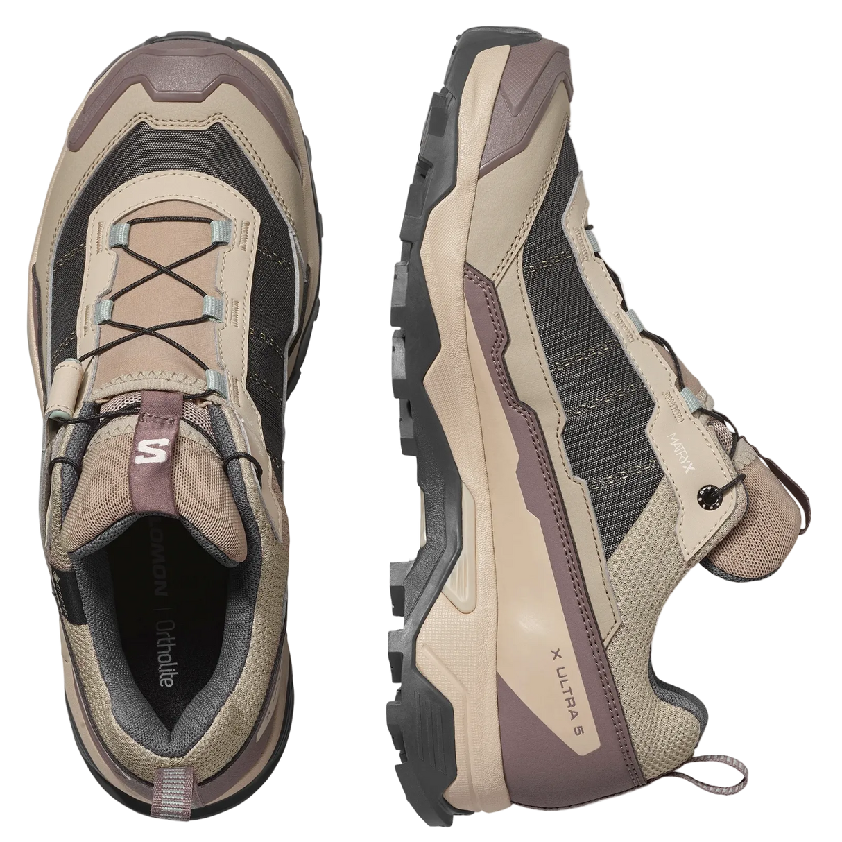 SALOMON shoes X Ultra 5 GTX W desert tan/white pepper/green milieu