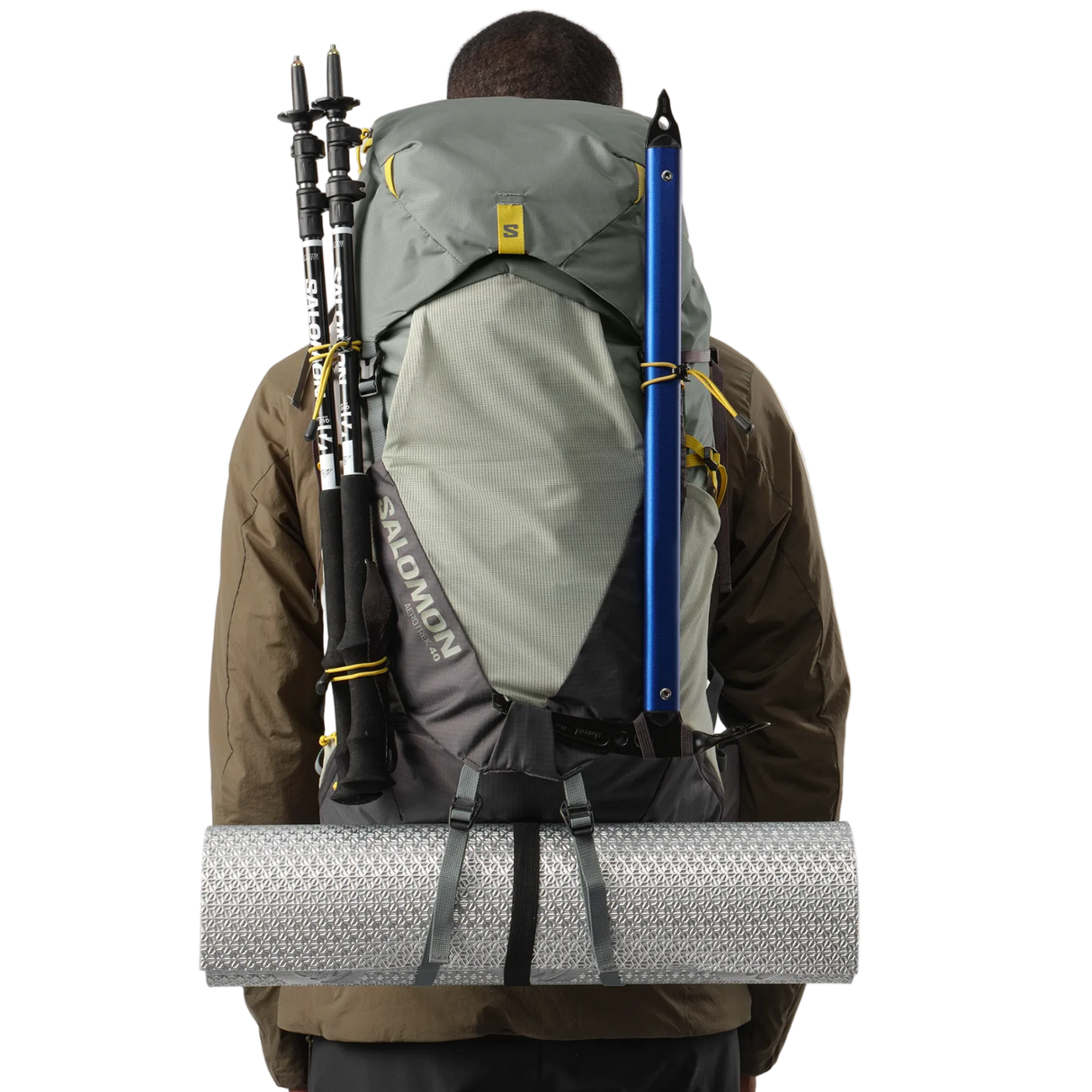 SALOMON backpack Aerotrek 40 sedona sage/seagrass/cress green