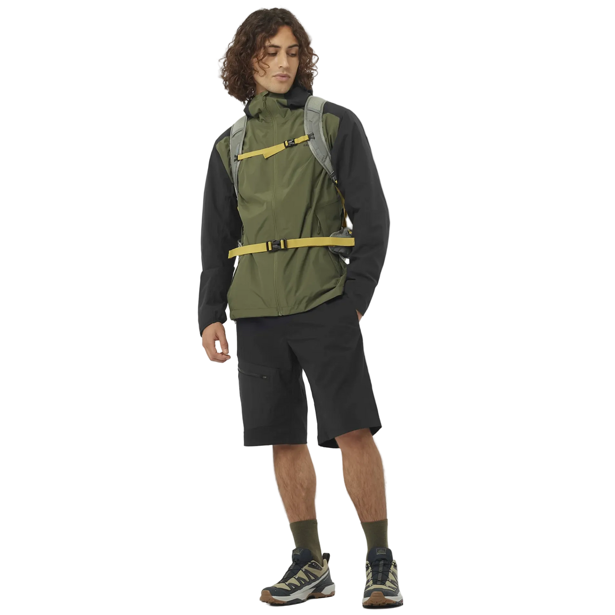 SALOMON backpack Trailblazer 20 sedona sage/seagrass/cress grey