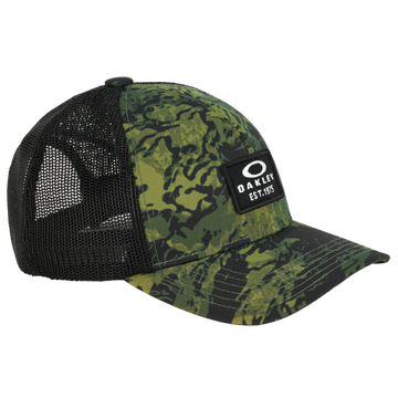 OAKLEY Patch Trucker tiger camo green cap