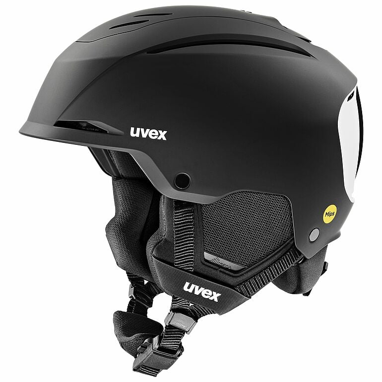 Uvex resolution MIPS, black-white matt