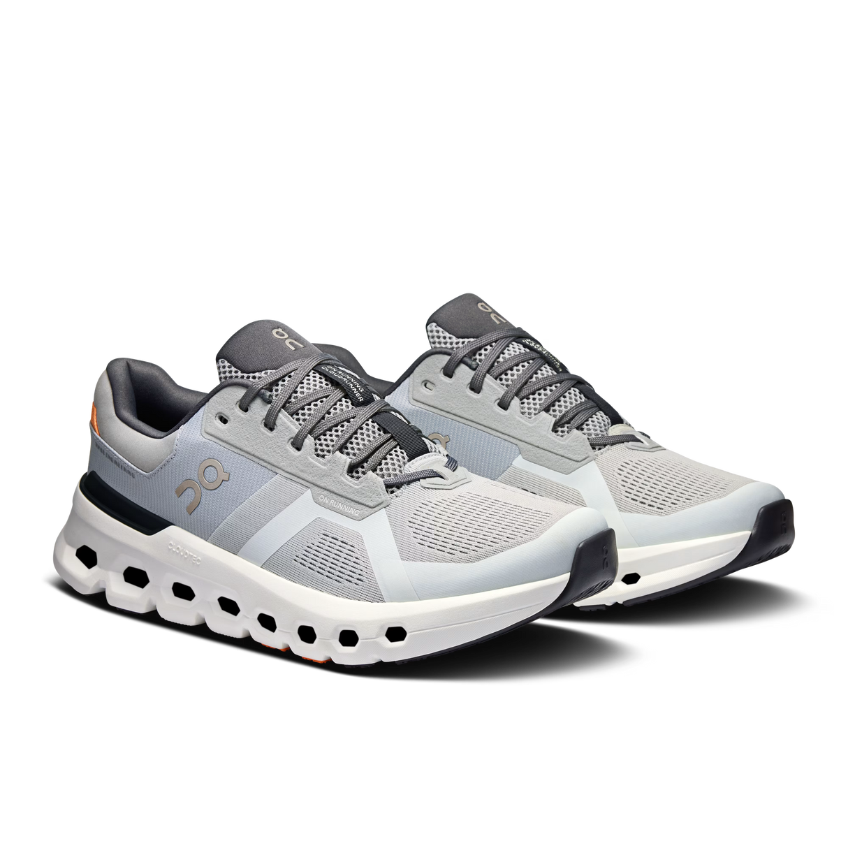 ON shoes Cloudrunner 2 Wide grey/white/orange