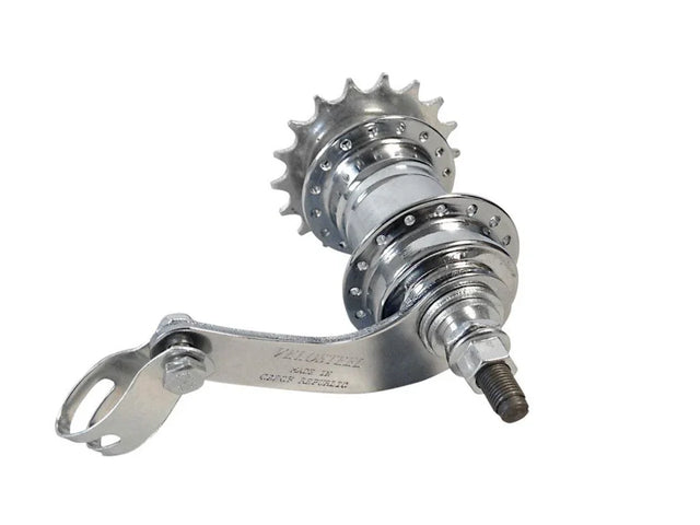 Velosteel Coaster Brake Rear Hub, 16T/36H, Silver - Simple Bike Store