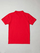 BLB Small Badge Polo Shirt - Red - Simple Bike Store