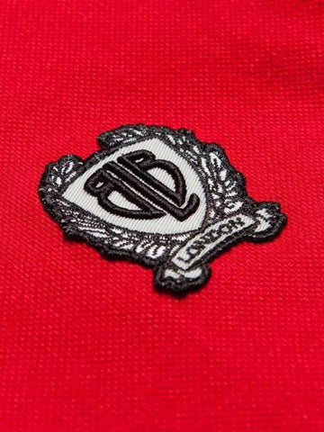 BLB Small Badge Polo Shirt - Red - Simple Bike Store