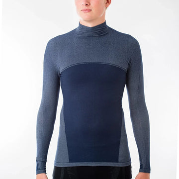 Megmeister Men's DRYNAMO Winter Cycle Long Sleeve Base Layer High Neck - Simple Bike Store