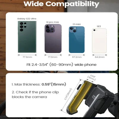 Lamicall Bike Handlebar Phone Holder - Simple Bike Store