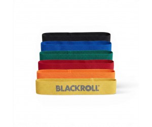 Blackroll Loop Band Set  6er - yellow, orange, red, green blue, black