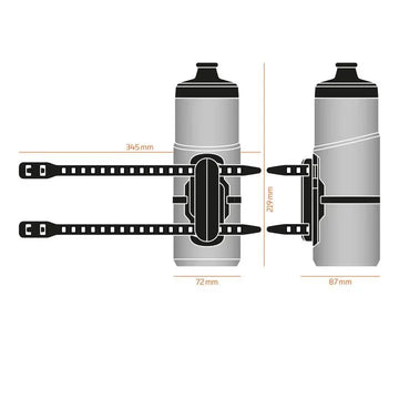 Fidlock Twist Bottle 600 with FL logo incl. Twist Uni Base Mount - Simple Bike Store