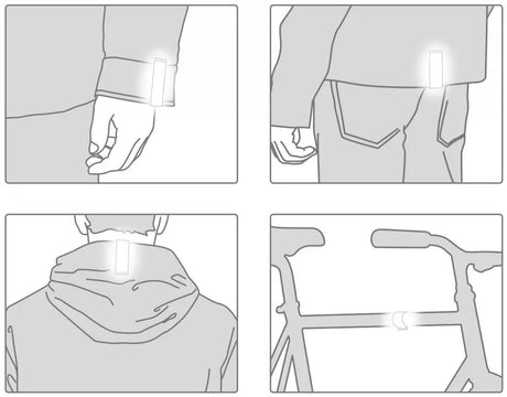 Bookman Clip-on Reflectors - Simple Bike Store